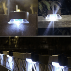 Lampa solarna schodowa LED nowoczesna zewnętrzna wodoodporna