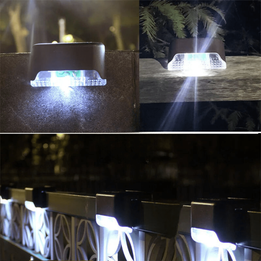 Lampa solarna schodowa LED nowoczesna zewnętrzna wodoodporna