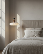 Lampa wisząca boho kokon żłobkowana nowoczesna