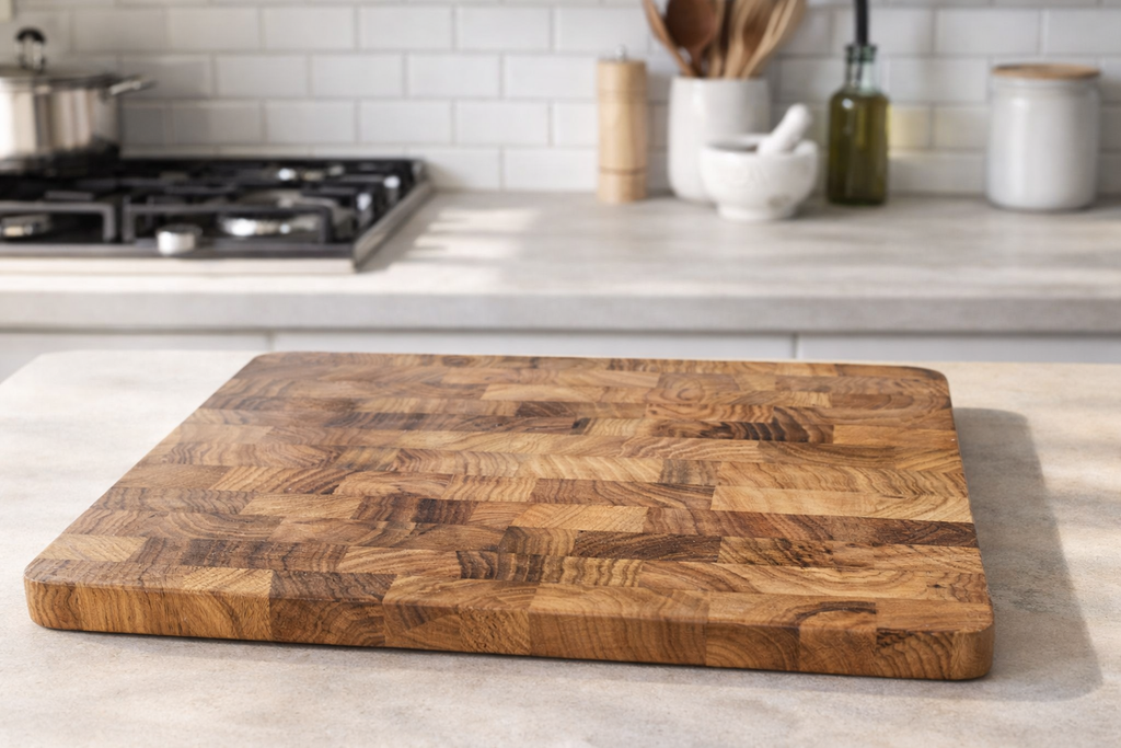 Premium kitchen block cutting board