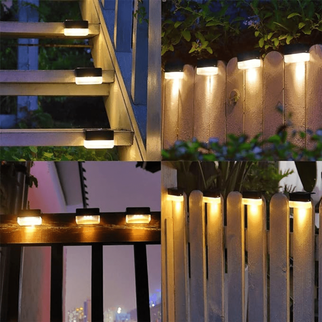 Lampa solarna schodowa LED nowoczesna zewnętrzna wodoodporna