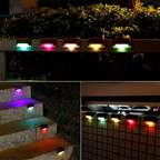 Lampa solarna schodowa LED nowoczesna zewnętrzna wodoodporna