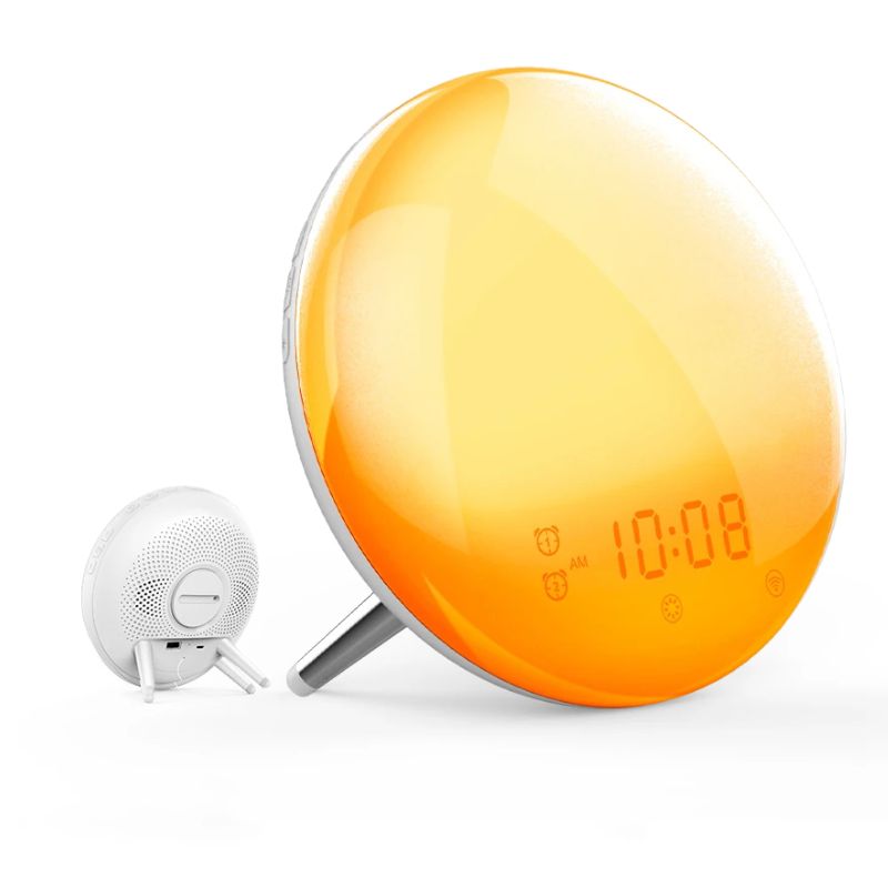 Budzik świetlny LED smart na stolik nocny