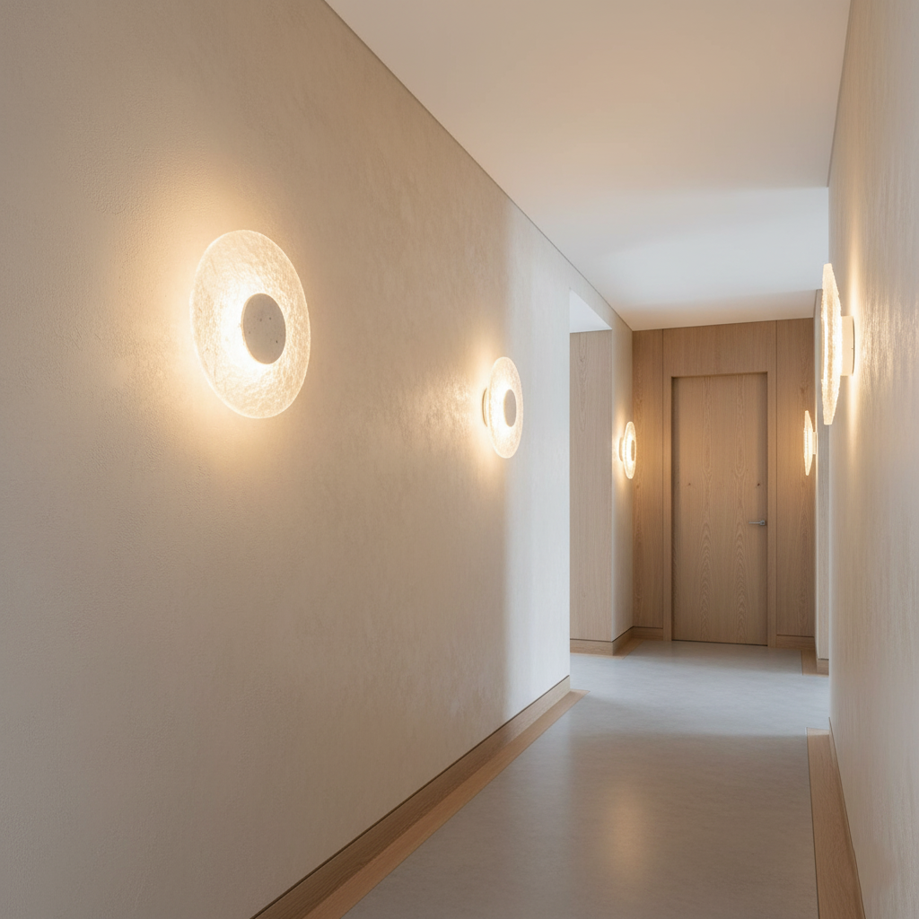 Kinkiet nowoczesny halo LED