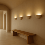 Lampa ścienna LED minimalistyczny ambientowy blask