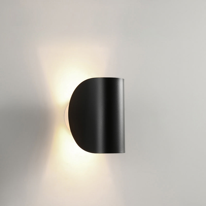 Lampa ścienna LED regulowana cylindryczna nowoczesna góra dół