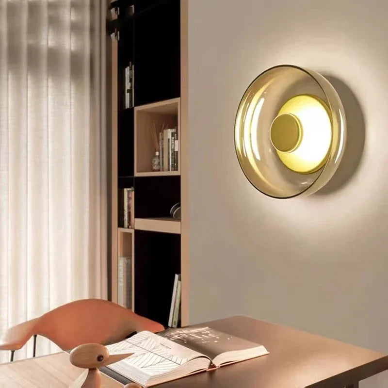 Lampa Ścienna Nowoczesna Halo LED Dekoracyjna