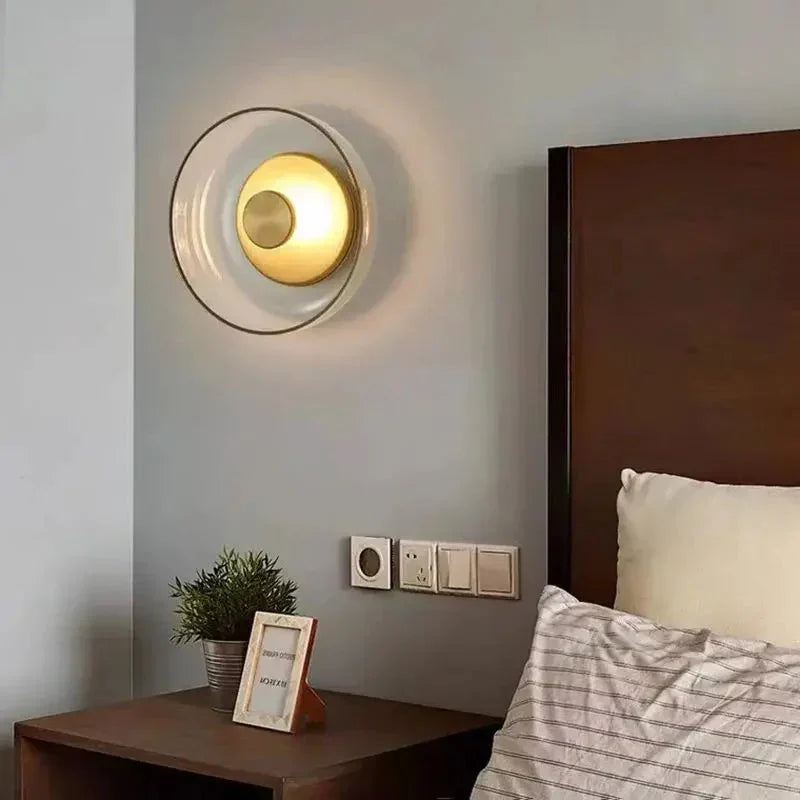Lampa Ścienna Nowoczesna Halo LED Dekoracyjna