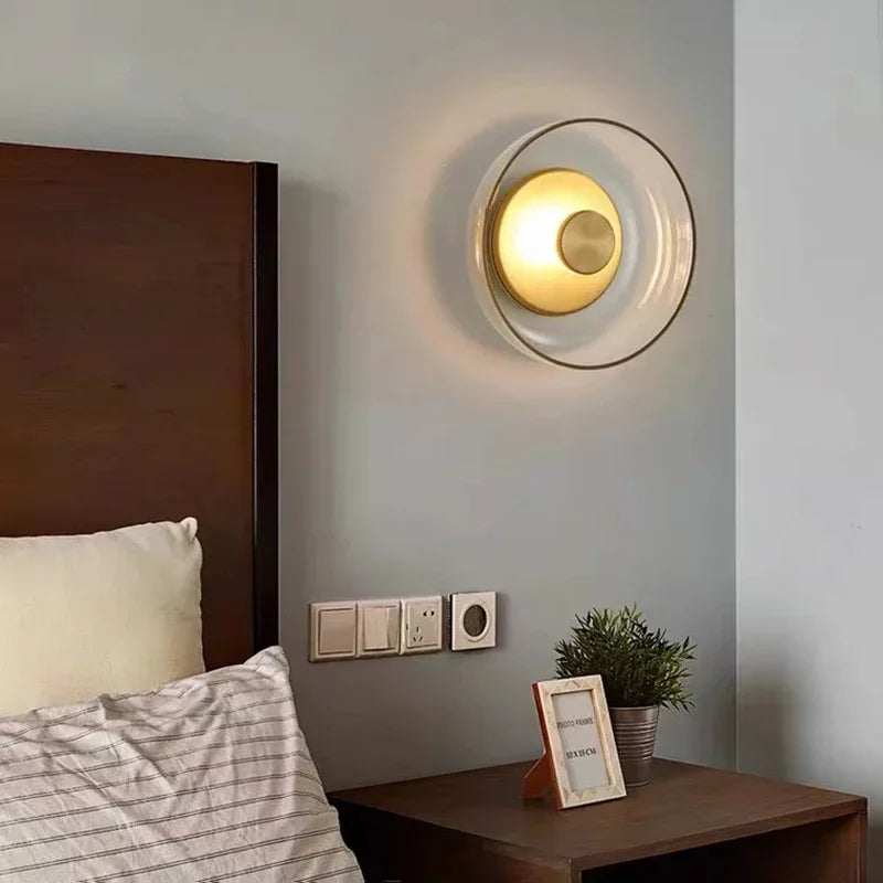 Lampa Ścienna Nowoczesna Halo LED Dekoracyjna
