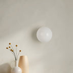 Modern ambient sphere wall lamp