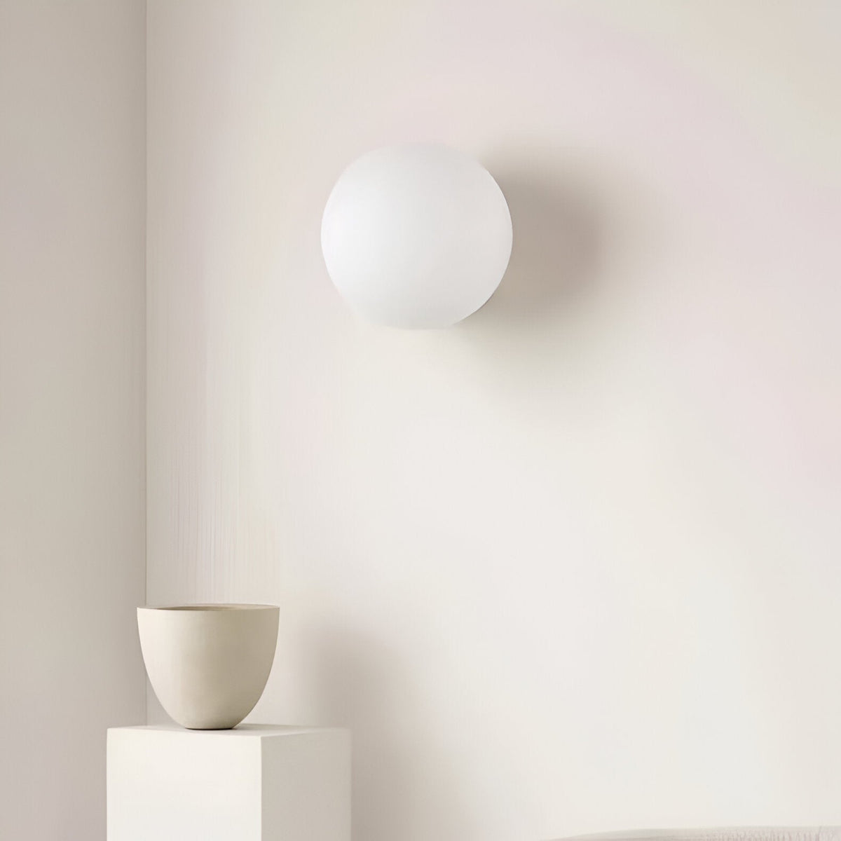 Modern ambient sphere wall lamp