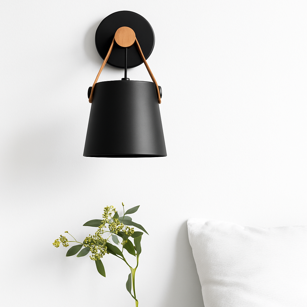 Lampa ścienna nowoczesna nordycka minimalistyczna