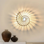Lampa ścienna nowoczesna spiralna dekoracyjna