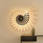 Lampa ścienna nowoczesna spiralna dekoracyjna