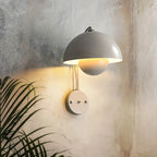 Lampa ścienna nowoczesny kopułowy styl