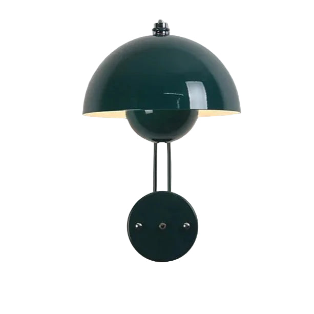 Lampa ścienna nowoczesny kopułowy styl
