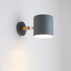 Lampa ścienna obrotowa cylindryczna