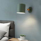 Lampa ścienna obrotowa cylindryczna
