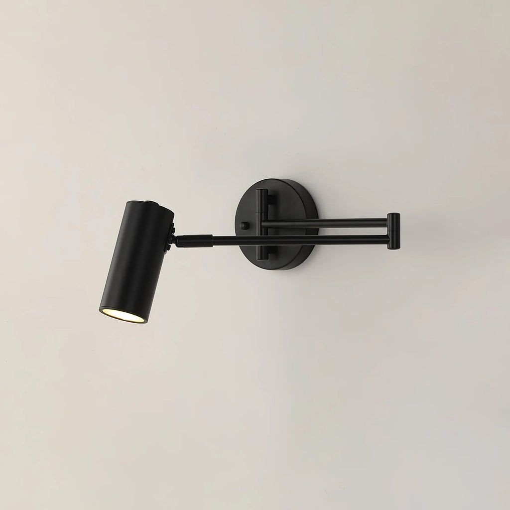 Lampa ścienna z ruchomym ramieniem nowoczesna do łóżka led