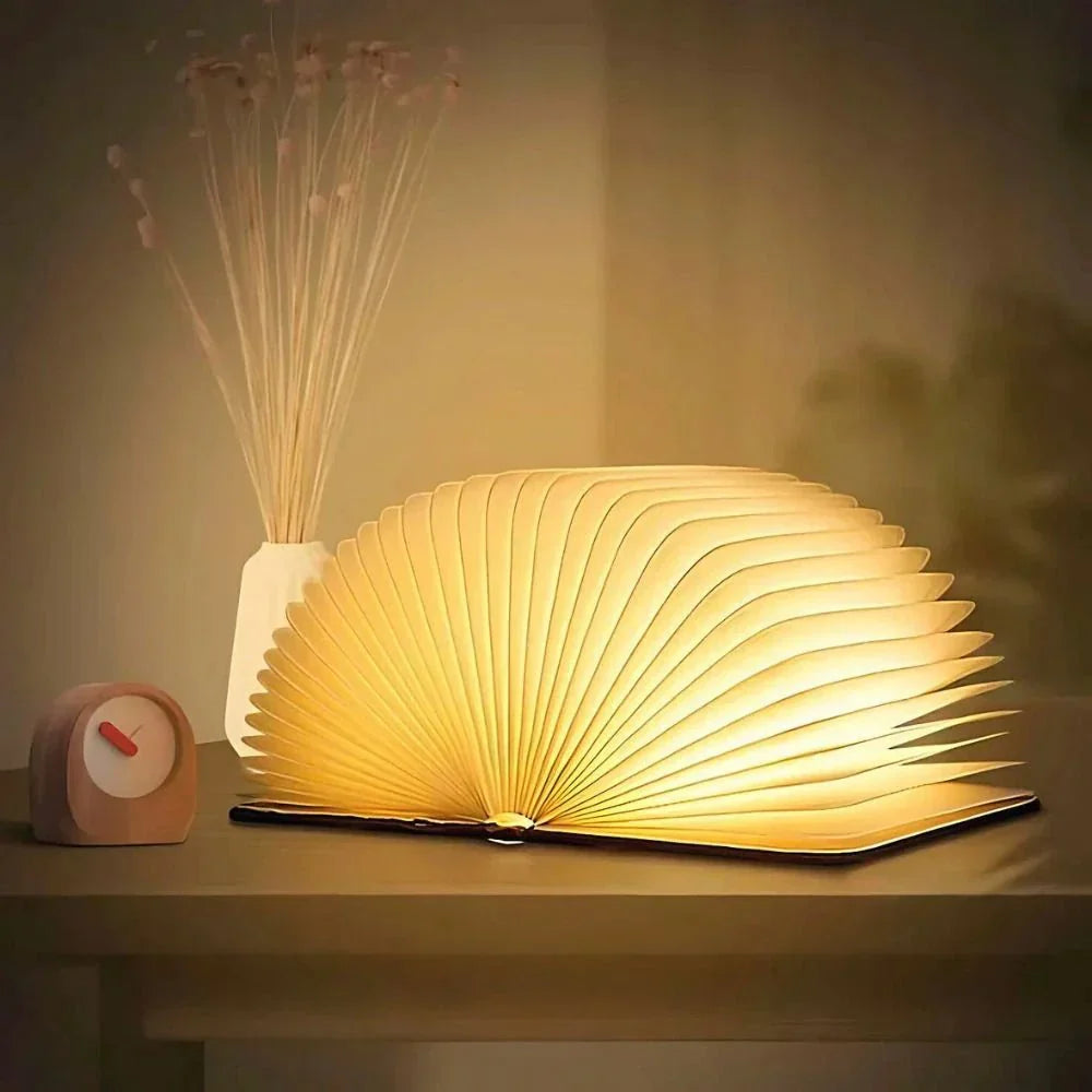 Lampa książka LED składany styl