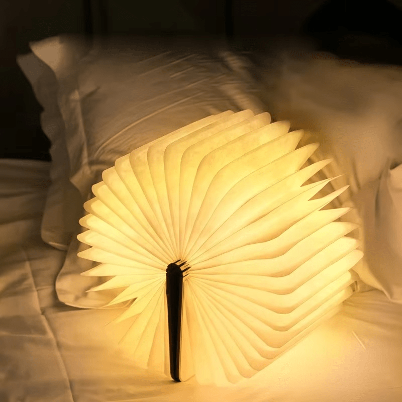 Lampa książka LED składany styl