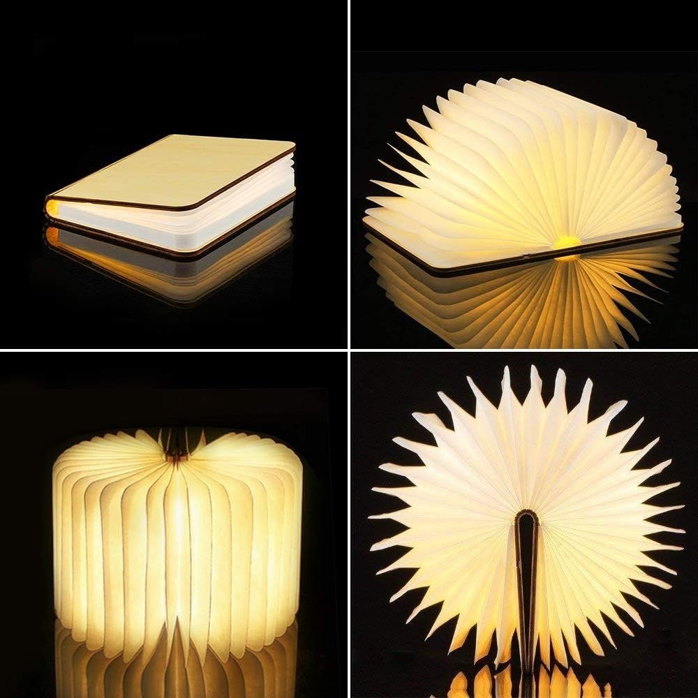 Lampa książka LED składany styl