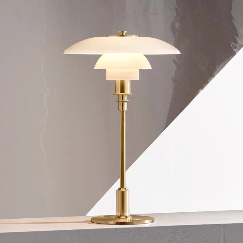 Lampa stołowa LED retro