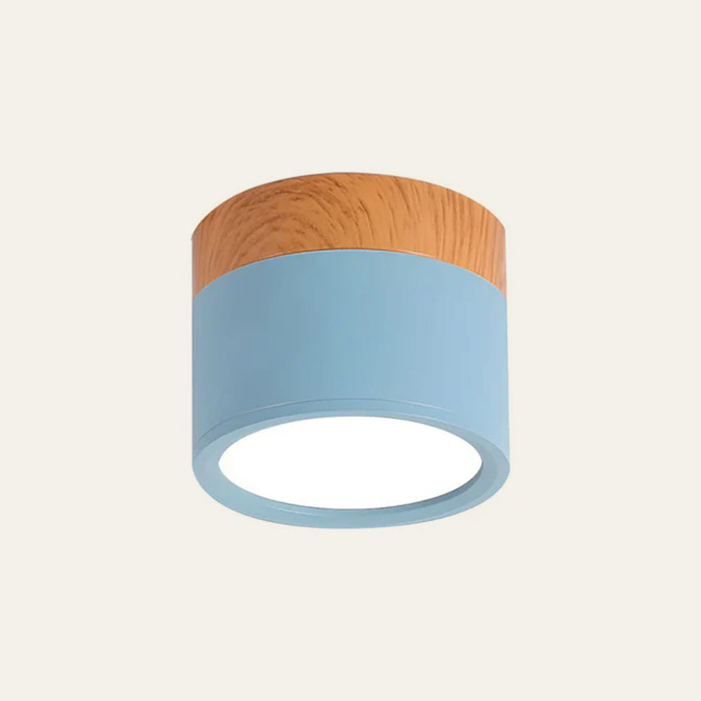 Lampa sufitowa LED nowoczesna cylindryczna minimalistyczna