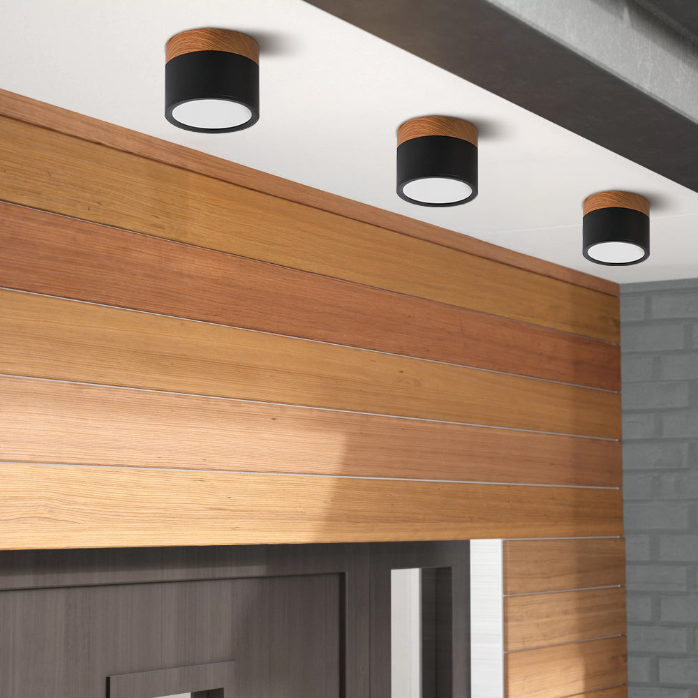 Lampa sufitowa LED nowoczesna cylindryczna minimalistyczna