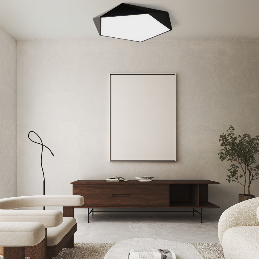 Lampa sufitowa LED nowoczesna geometryczna