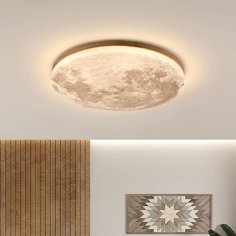 Lampa sufitowa LED nowoczesna księżycowa minimalistyczna
