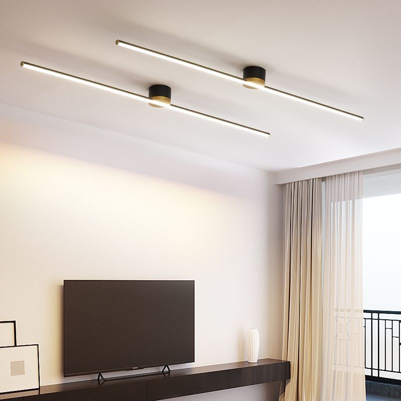 Lampa sufitowa LED nowoczesna liniowa