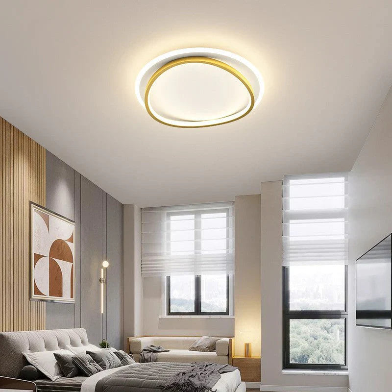 Lampa sufitowa LED nowoczesna pierścieniowa