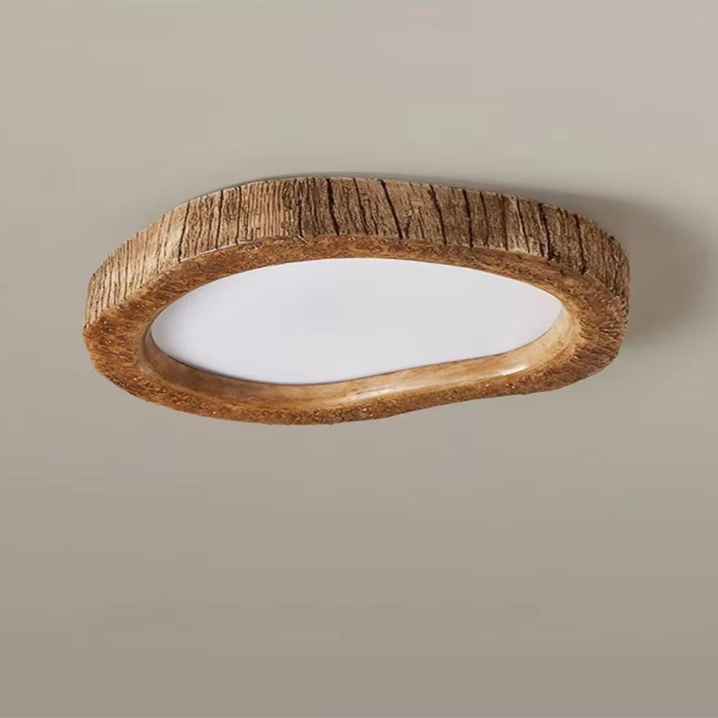 Lampa sufitowa LED rustykalna do sypialni