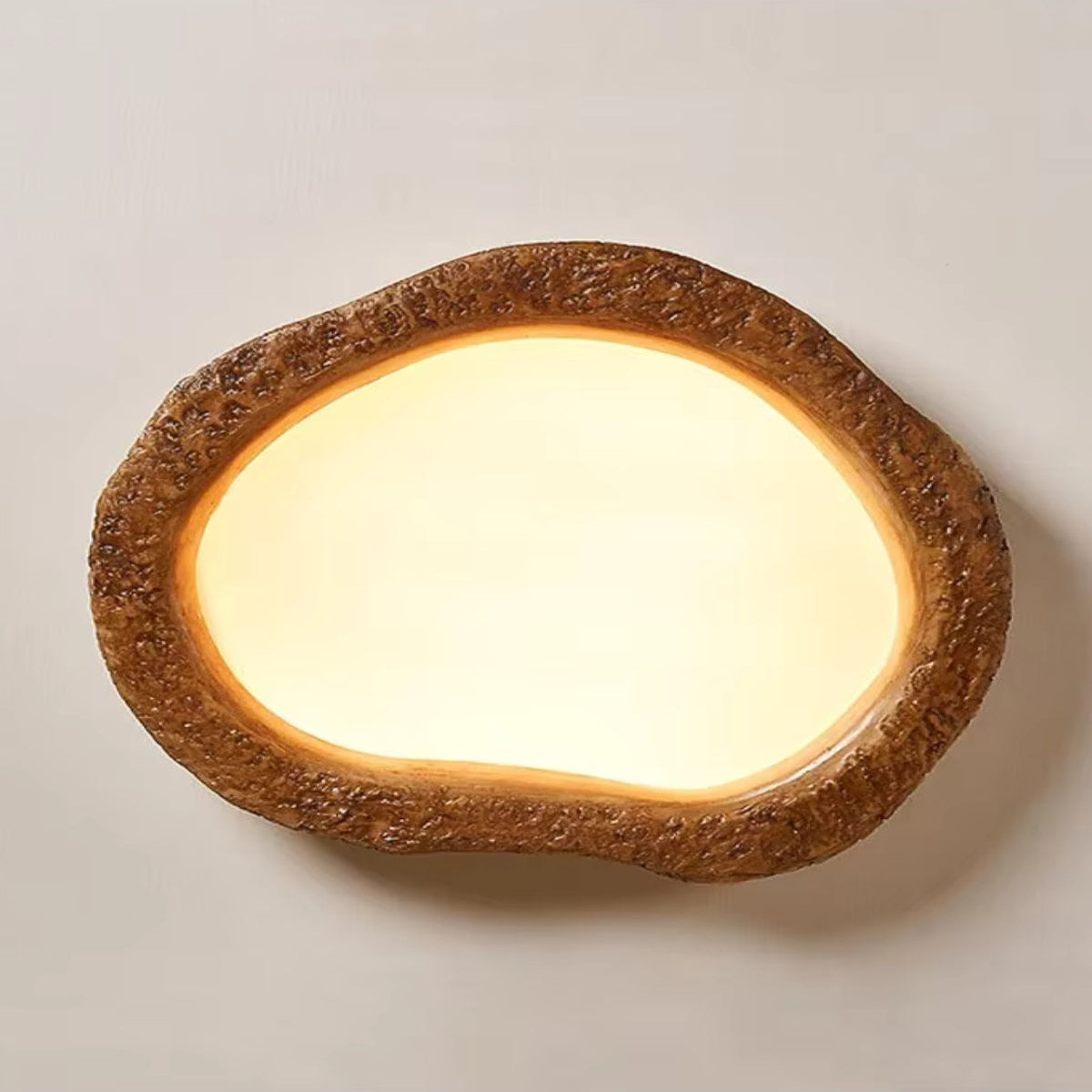 Lampa sufitowa LED rustykalna do sypialni