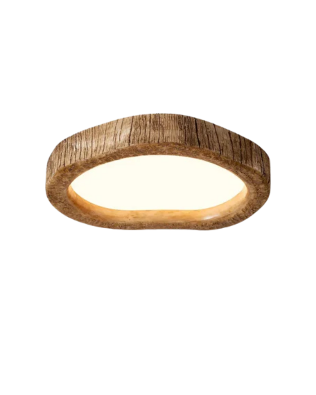 Lampa sufitowa LED rustykalna do sypialni
