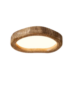 Lampa sufitowa LED rustykalna do sypialni
