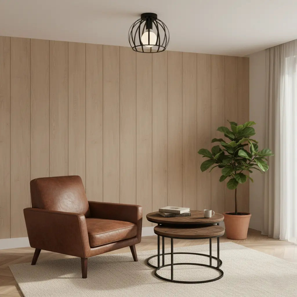 Lampa sufitowa industrialna klatkowa