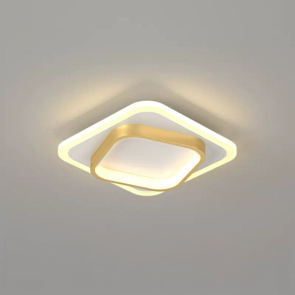 Lampa sufitowa led nowoczesna kwadratowa minimalistyczna