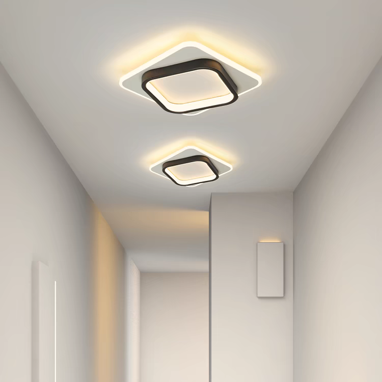 Lampa sufitowa led nowoczesna kwadratowa minimalistyczna