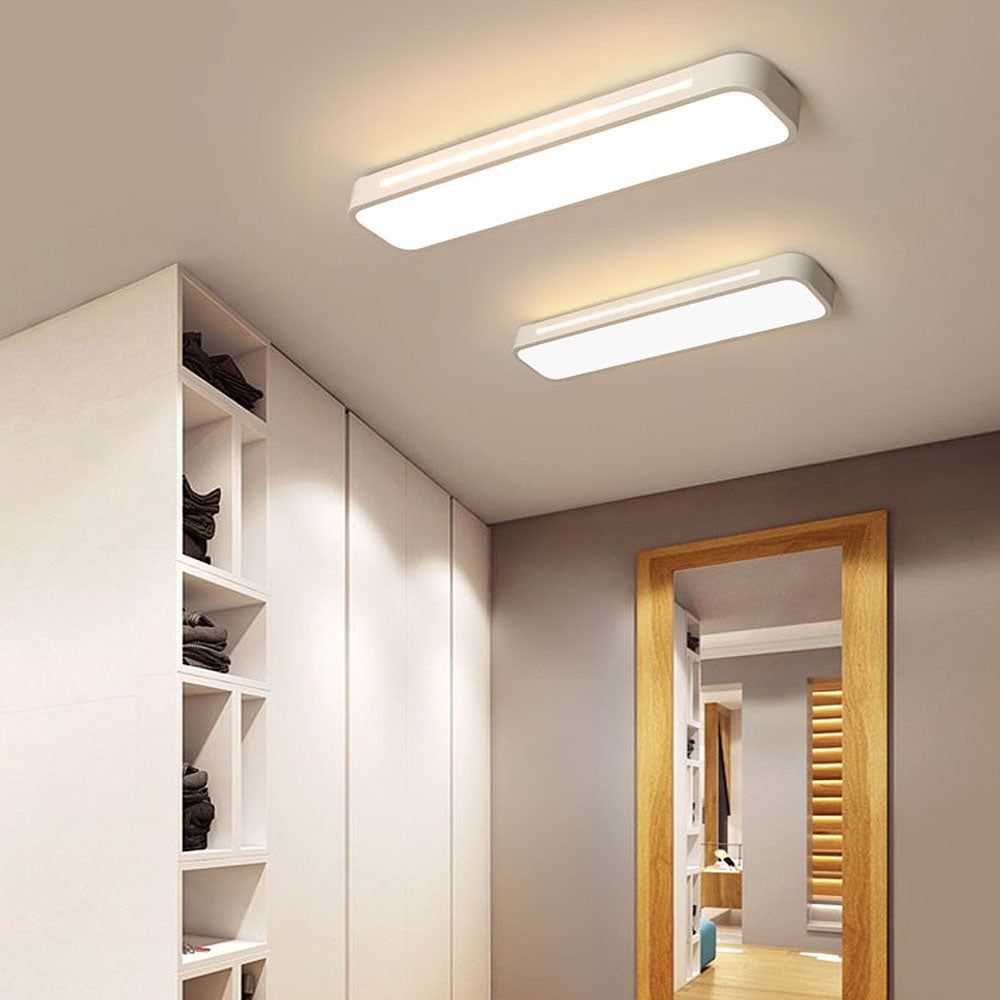 Lampa sufitowa nowoczesna LED prostokątna natynkowa