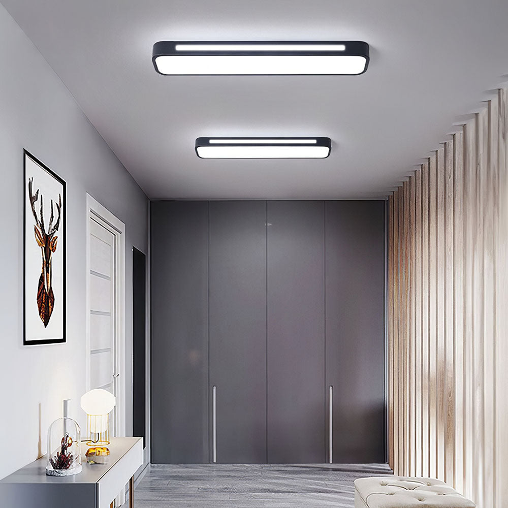 Lampa sufitowa nowoczesna LED prostokątna natynkowa
