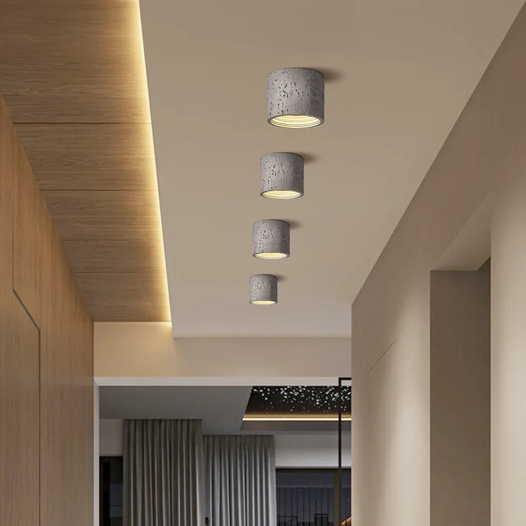 Lampa sufitowa nowoczesna cylindryczna LED