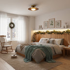Lampa sufitowa nowoczesna dysk LED