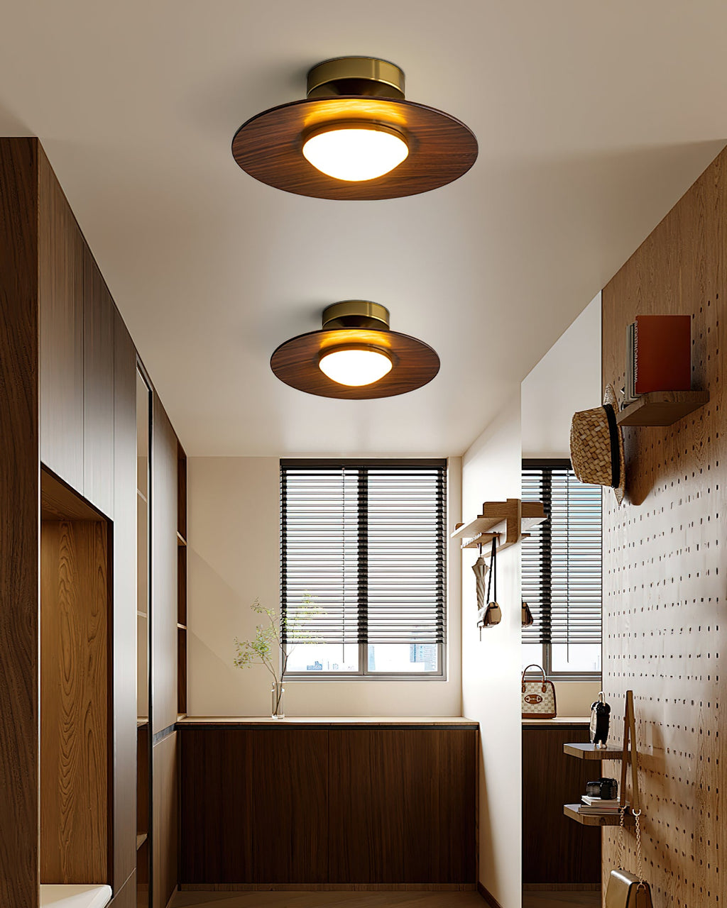 Lampa sufitowa nowoczesna dysk LED