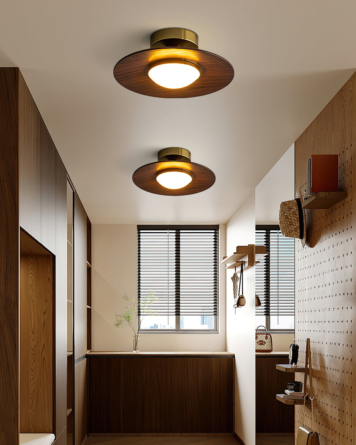 Lampa sufitowa nowoczesna dysk LED