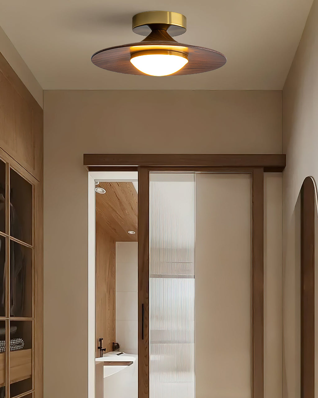 Lampa sufitowa nowoczesna dysk LED