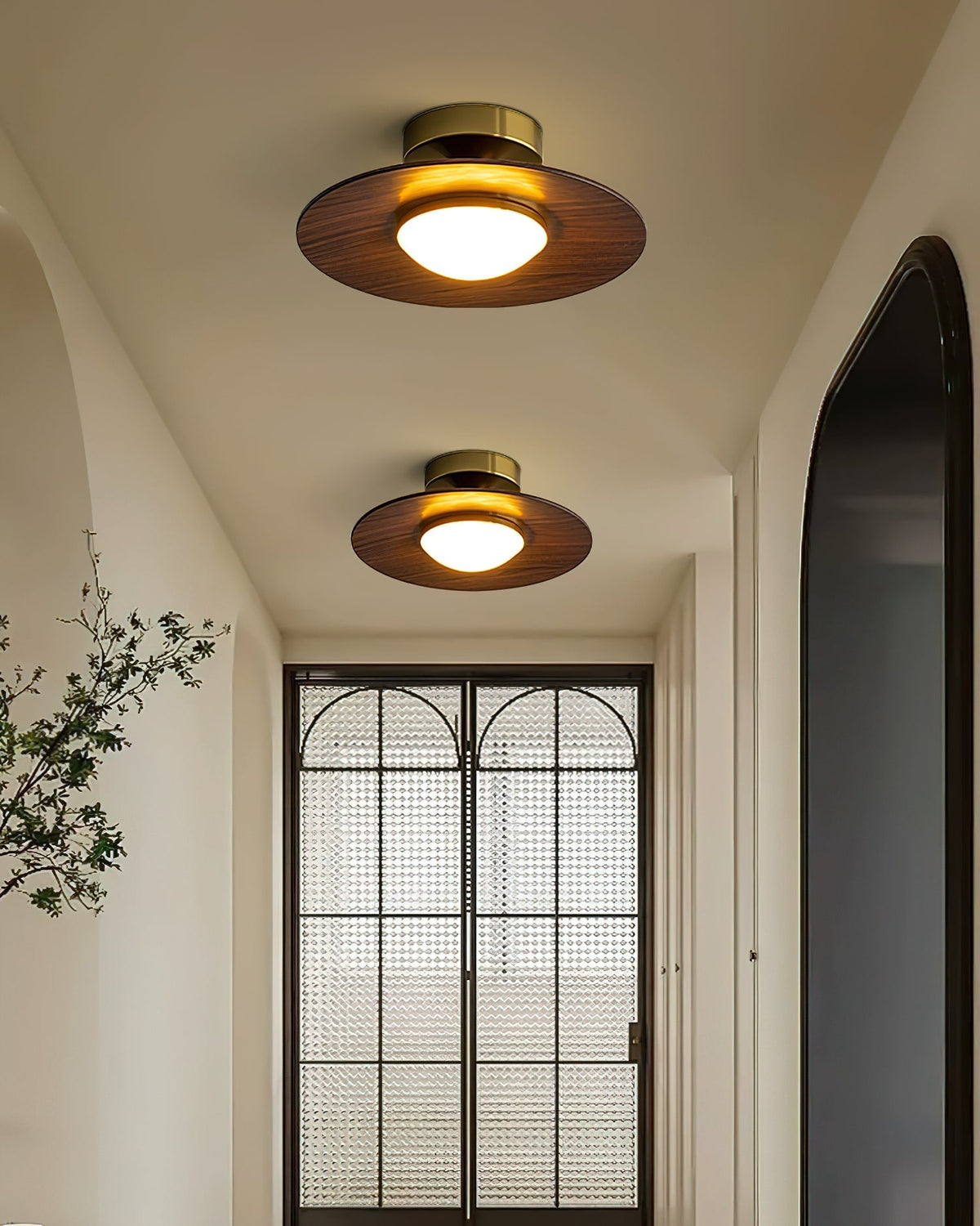Lampa sufitowa nowoczesna dysk LED