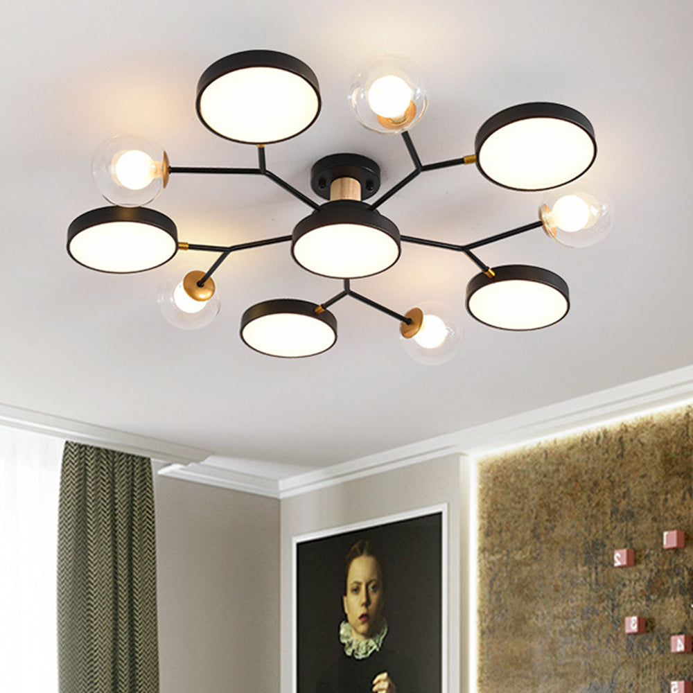 Lampa sufitowa nowoczesna gałąź