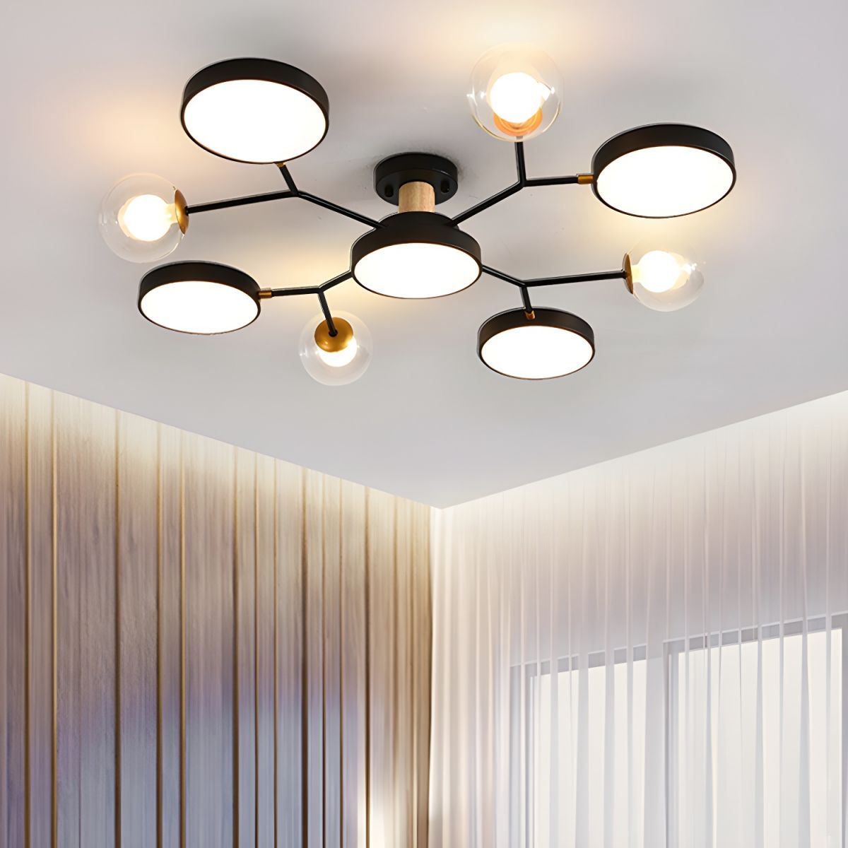 Lampa sufitowa nowoczesna gałąź